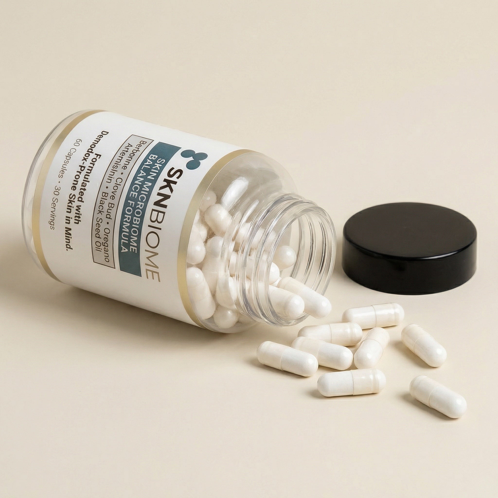 SKNBIOME Skin Microbiome Balance Formula for Demodex-Prone Skin