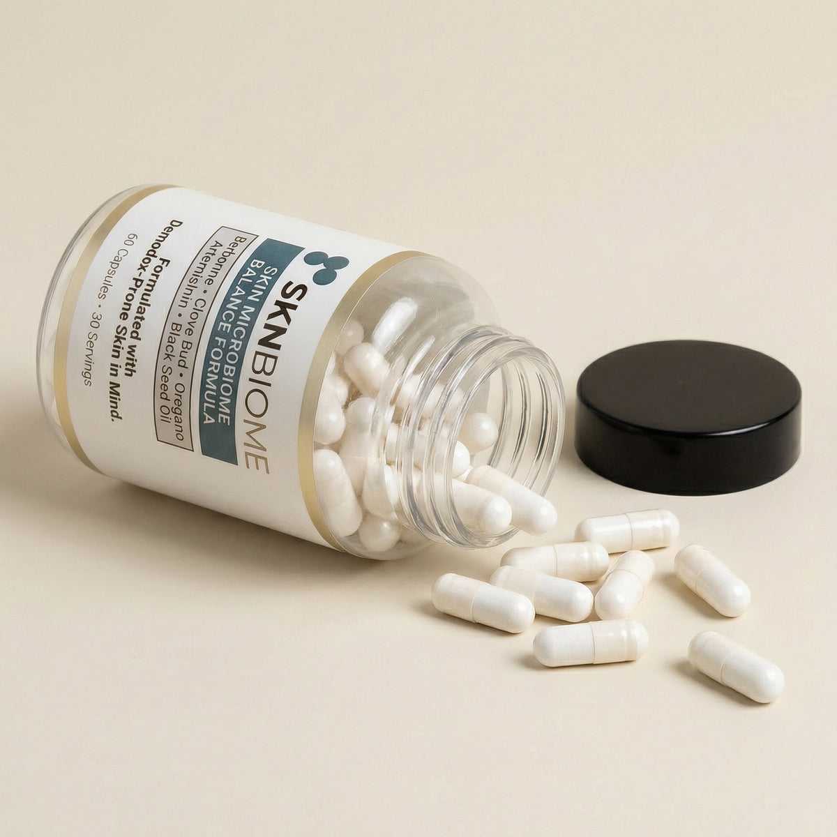 SKNBIOME Skin Microbiome Balance Formula for Demodex-Prone Skin