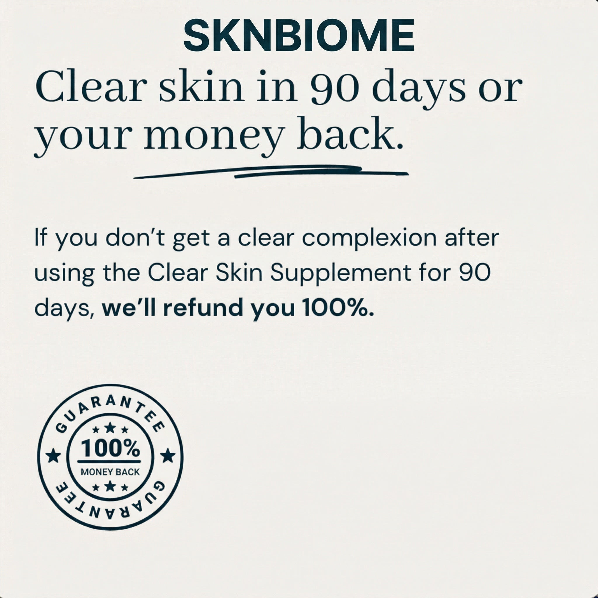 SKNBIOME Skin Microbiome Balance Formula for Demodex-Prone Skin